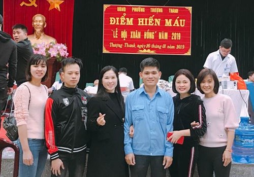 Trường mầm non Ánh Sao tham gia chương trình Hiến máu nhân đạo tại Phường Thượng Thanh.